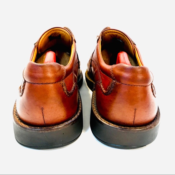 Mens Ecco Derby, Brown Leather, Lace Up In EUC - Picture 4 of 8